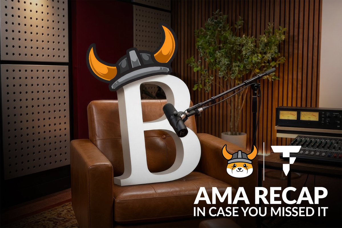 FLOKI's tweet photo. Missed our latest AMA with Floki core advisor @100bviking? We've got you covered.

B talked about the CLARITY act, partner projects, Q4 2026, the $RICE airdrop, and more...

Read the full AMA here: https://t.co/WmnDaZGnlv https://t.co/ZQ4WyRS2BB