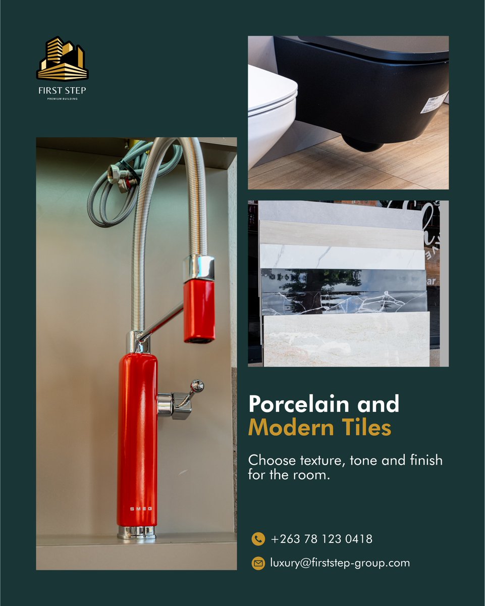 firststepgroupp's tweet photo. A tile should be seen up close before it is chosen.

Texture, finish, tone, and edge detail all affect how the room will finally feel. It is never just about colour.

Explore First Step Premium Building: https://t.co/POEC0lzxTJ

#TileDesign #PorcelainTiles #InteriorFinishes https://t.co/bc4hGvEy8N