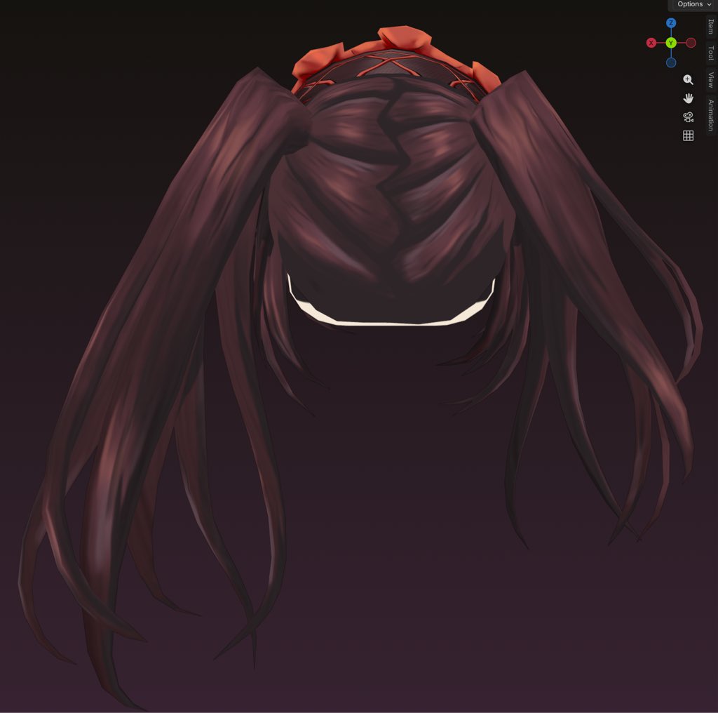 Risu_Tolik's tweet photo. Some close-up renders of the hairs ! https://t.co/xEpH4OpYBQ