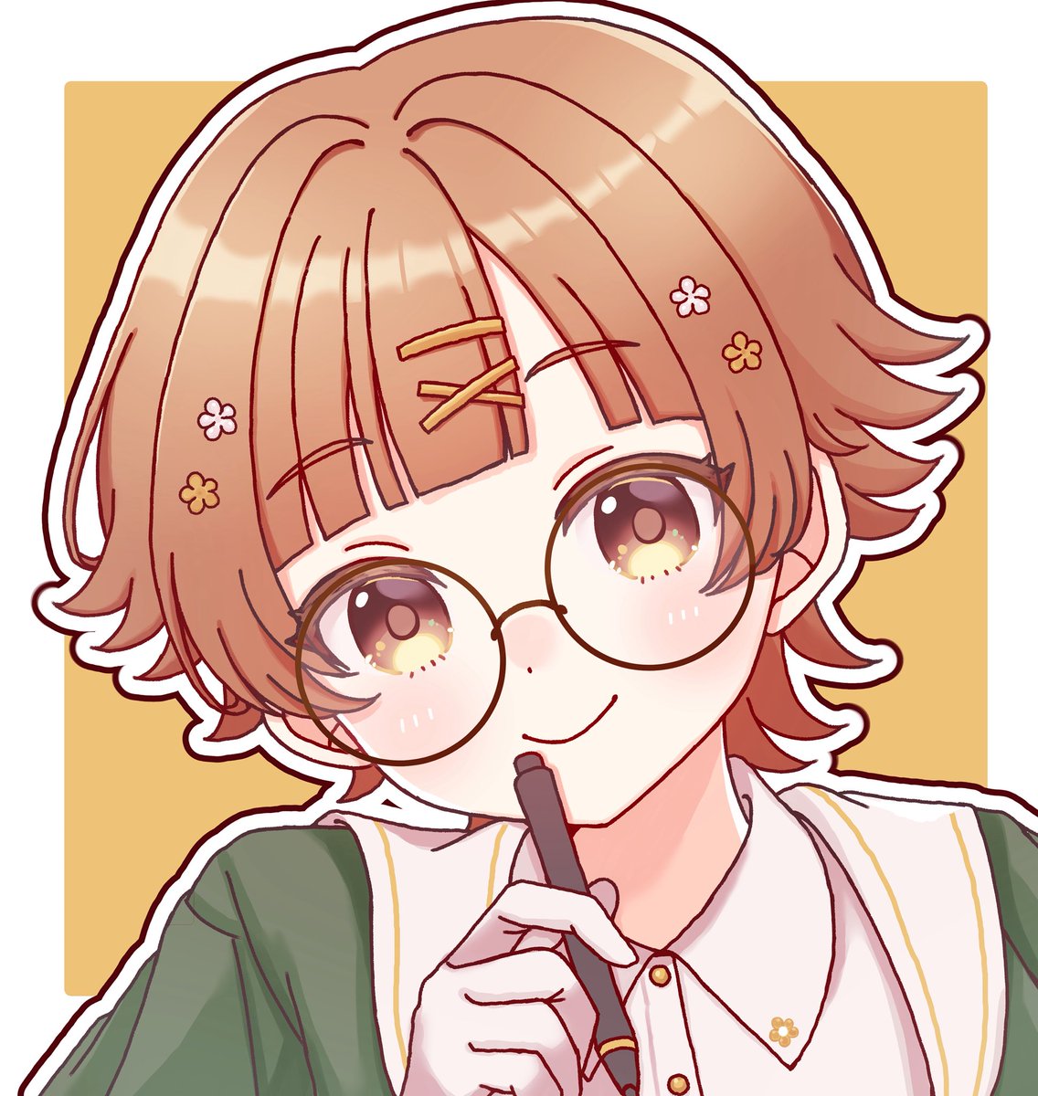 haruparuru_draw's tweet photo. @cucurimo 繭さん、よければうちの子を描いていただけないでしょうか……！
名前や性格などあまり決まっていませんが、お花と楽しいことが大好きな女の子です🌼 https://t.co/mtWvdJpePj