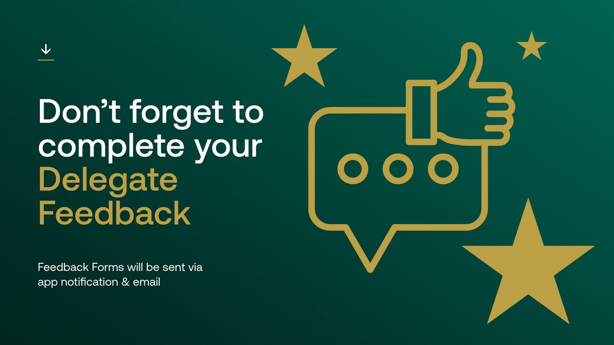 EuropeanFabric's tweet photo. Please complete your Delegate Feedbackπ
This has been sent via email and app notification.
We really appreciate your feedback π
#FabConEurope #SQLConEurope https://t.co/T8OVV65faG