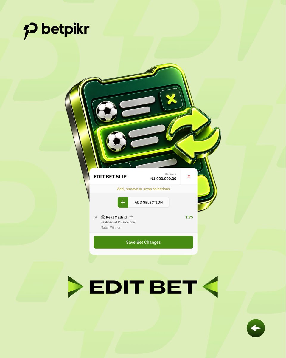 betpikr's tweet photo. More ways to play with betpikr. 

From getting paid early with 2UP, to editing your bet while a game is live, boosting your odds, and protecting your ACCA, betpikr gives you more control over how you play. 

Your License to Win 💚

#betpikr #ThisIsbetpikr #LicenseToWin https://t.co/iapBBbF4EL