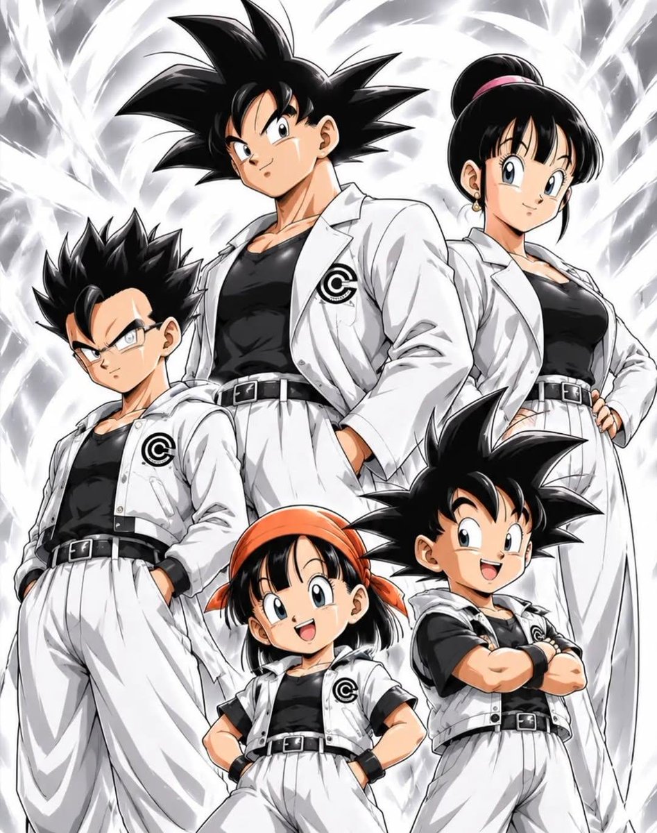 SAlom63799's tweet photo. Goku family https://t.co/fU9N5o3pXh