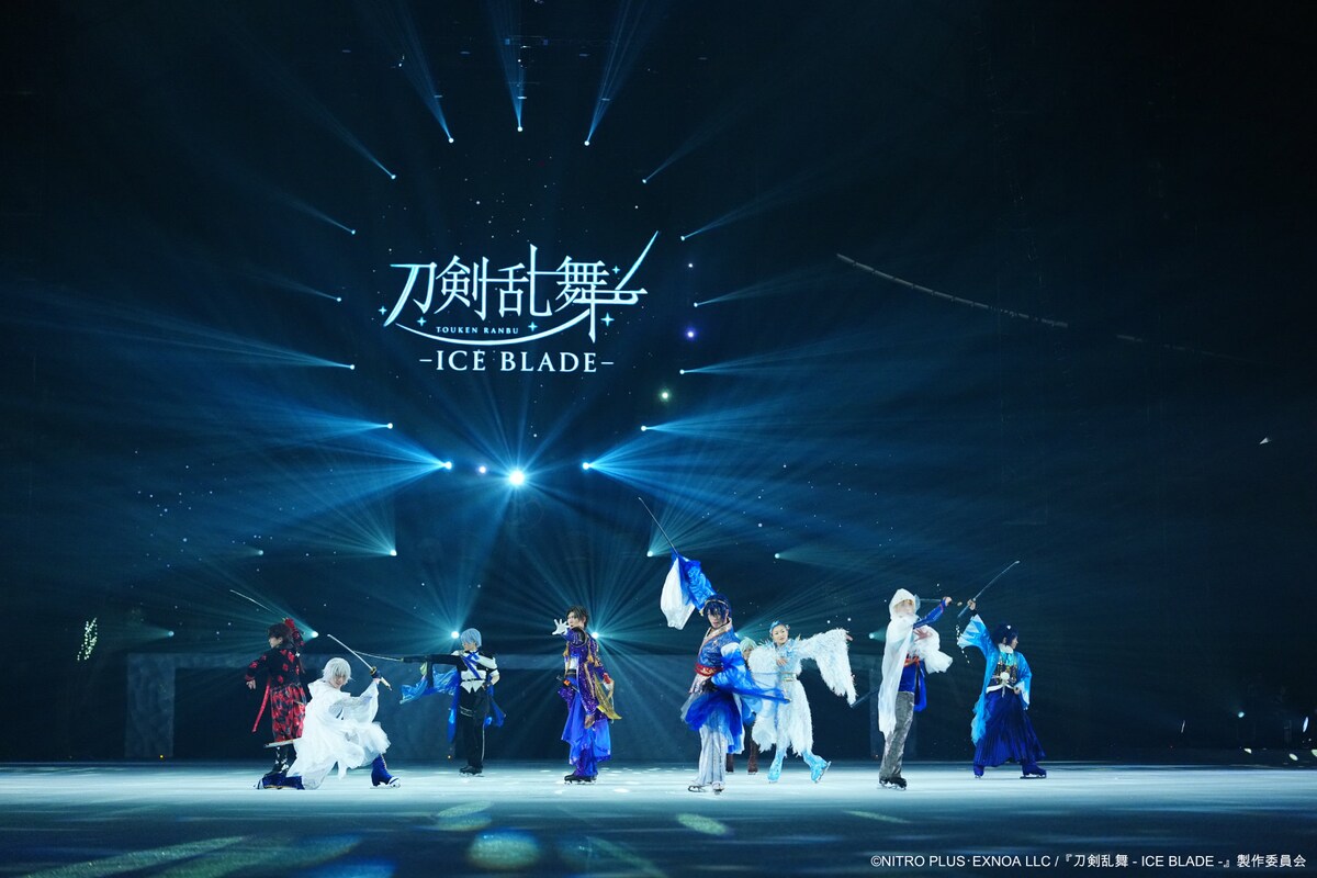 stage_natalie's tweet photo. 「刀剣乱舞 - ICE BLADE -」氷上に現れた刀剣男士たちの舞台写真到着（舞台写真あり）
https://t.co/J0XE7d1bRu

#刀ブレ #刀剣乱舞 https://t.co/a1jGRsVaf8