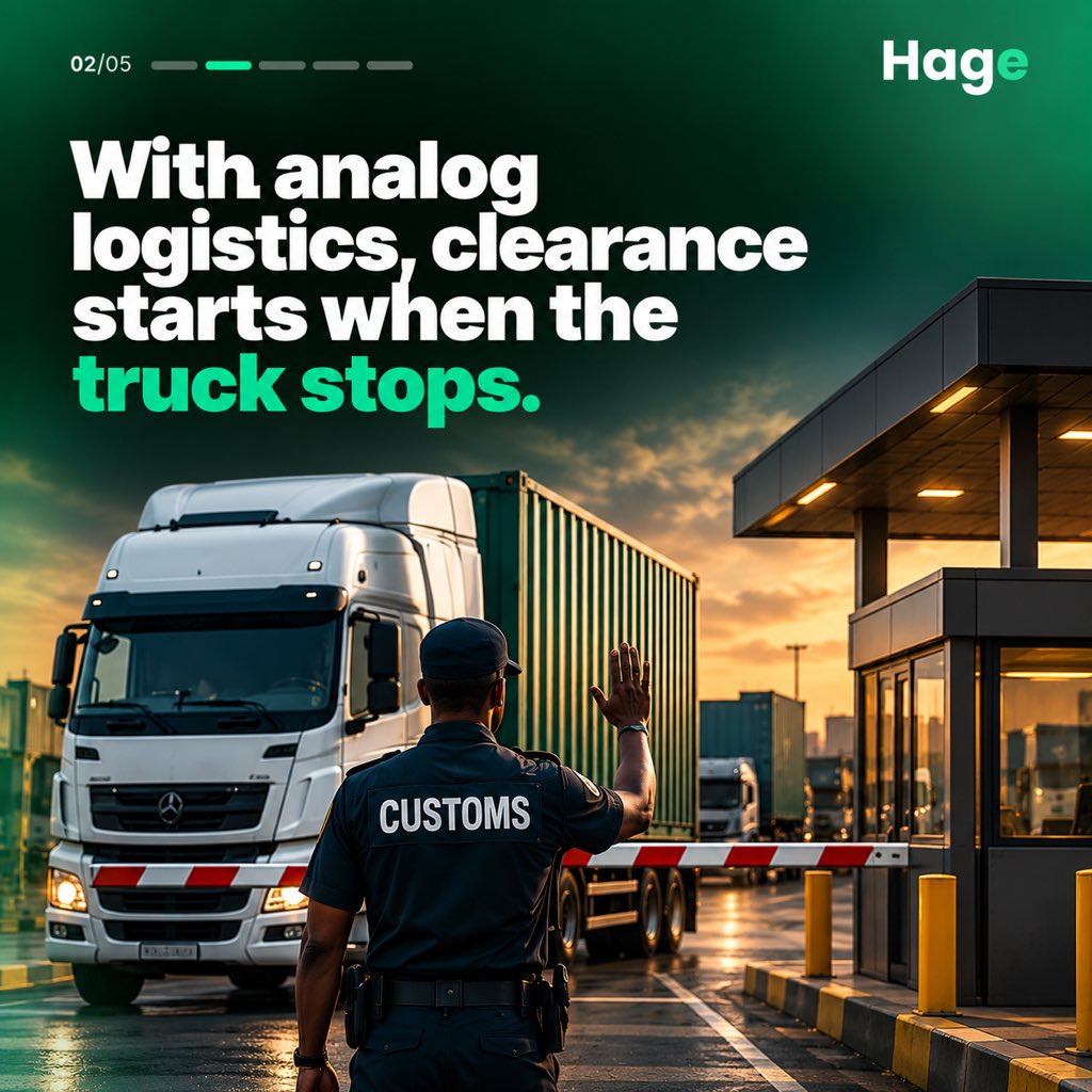 tryhagetoday's tweet photo. Time is money, especially at the border. 
Hage’s digitized document hub ensures everything is verified before the journey even begins. 
Secure your First 100 spot today! Visit https://t.co/lXNSC04vvL to get started. https://t.co/IM63eoy3Wz