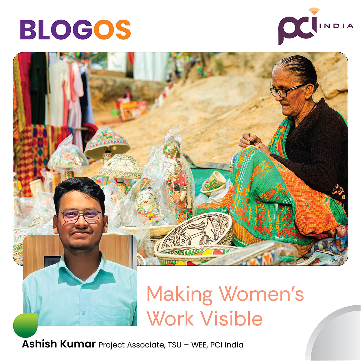 PCI_India_'s tweet photo. The first step towards building #RuralEnterprises is recognising the economic value in women’s work &amp; the enterprises already there, writes Ashish Kumar in his blog "Where Livelihoods Meet Enterprise."

Read #PCIBlogos here: https://t.co/IU3w9GYRC4

#PCIIndia #WomenLeadChange https://t.co/hi9MBwNB9i
