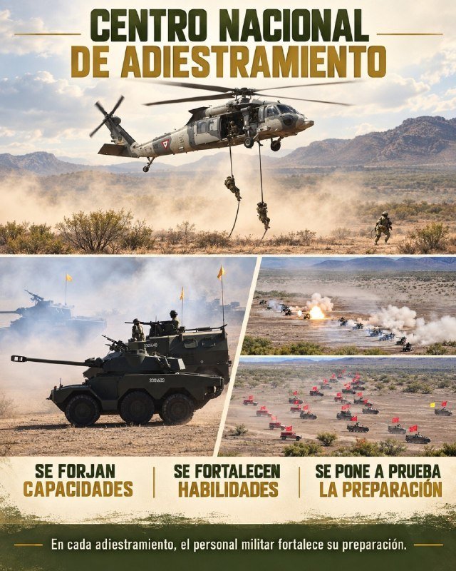 Foro_Militar's tweet photo. Aquí se adiestran las gloriosas tropas del Ejército Mexicano 

Centro Nacional de Adiestramiento

#HéroesMexicanos https://t.co/xVrLVr3n81