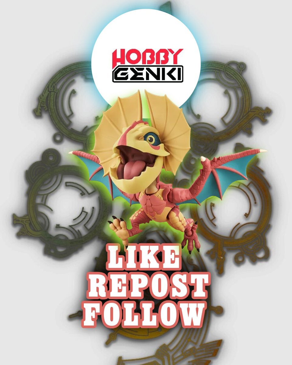 HobbyGenki's tweet photo. We are giving away a Nendoroid Yian Kut-Ku from the Monster Hunter series.

To enter, follow the instructions :
Like this post  
Repost   
Follow our account

Good luck to everyone! https://t.co/BLznf9OOEY