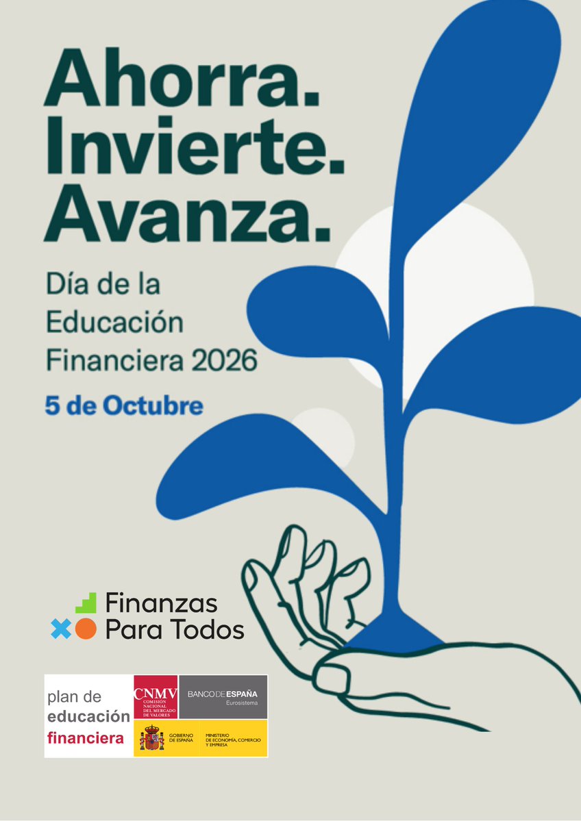 fmapfre's tweet photo. 💡 Hoy celebramos el #DíaDeLaEducaciónFinanciera. 

#AhorraInvierteAvanza es el lema de este año y destaca cómo la educación financiera nos ayuda a adquirir conocimientos y habilidades para mejorar nuestro bienestar y planificar el futuro.

+ info:
https://t.co/PtWv8HBamF https://t.co/ioEtvNrUby