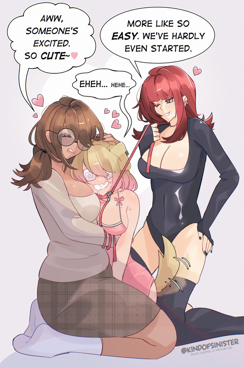 kindofpure's tweet photo. Puppygirl so needy she needs TWO handlers ૮⸝⸝> ﻌ <⸝⸝ა #yuri https://t.co/VJiZPRnxFs