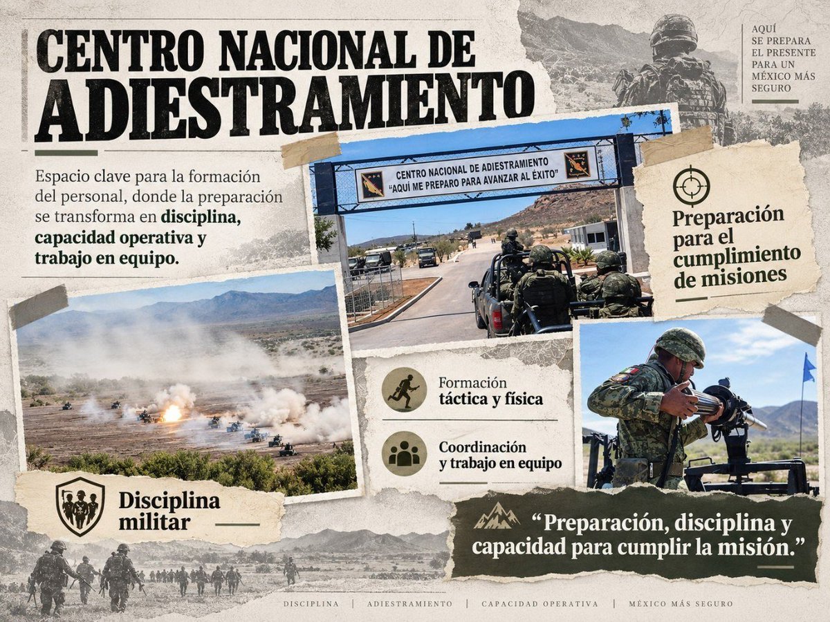 Foro_Militar's tweet photo. Aquí se adiestran las gloriosas tropas del Ejército Mexicano 

Centro Nacional de Adiestramiento

#HéroesMexicanos https://t.co/xFj5uOgnNa