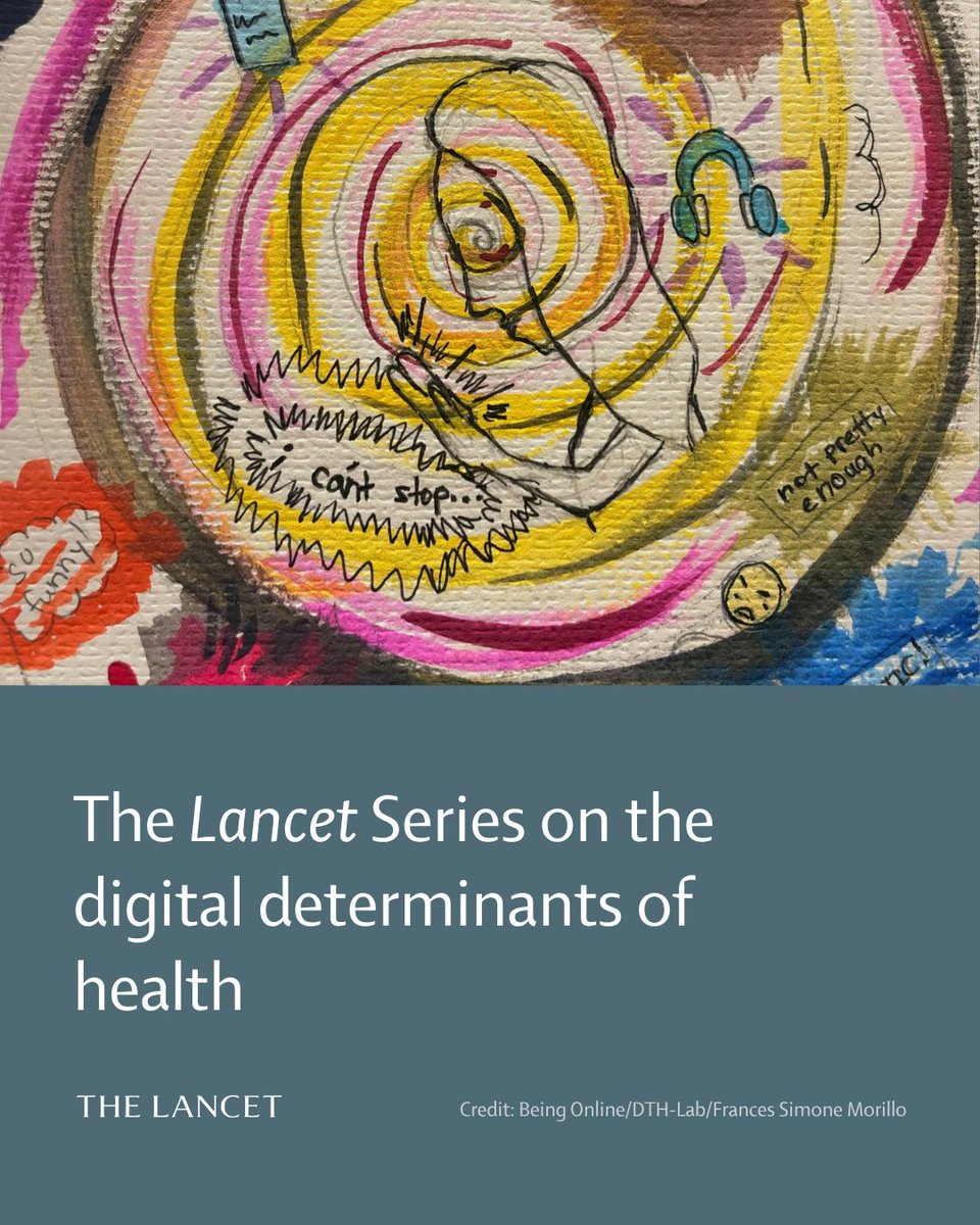 TheLancet's tweet photo. New Lancet Series: the way digital technologies are built & governed creates real health risks worldwide. A review of 9 million under-25s across 121 studies links digital media use to mental health & sleep problems plus reduced physical activity. Authors call for urgent, coordinated action.

➡️ https://t.co/5CwG2nBh4f