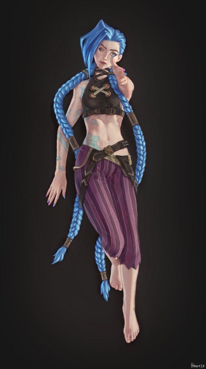 Hawxix's tweet photo. Jinx - Arcane #Jinx #LeagueOfLegends #Arcane https://t.co/2TcBopxcS3