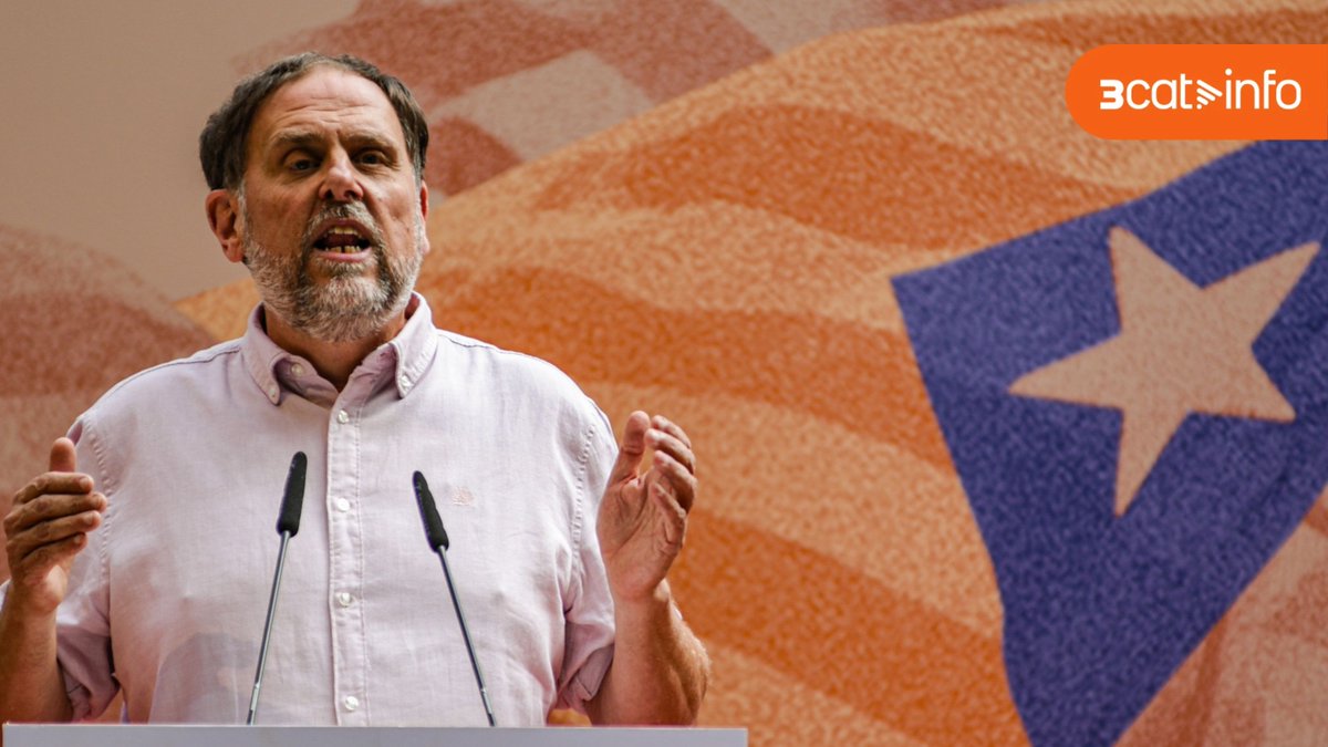 3CatInfo's tweet photo. Oriol Junqueras diu que Esquerra Republicana està preparada per a les eleccions generals: "Preparats per defensar Catalunya" https://t.co/rEMxWe6PTK https://t.co/niS5LH5g3l