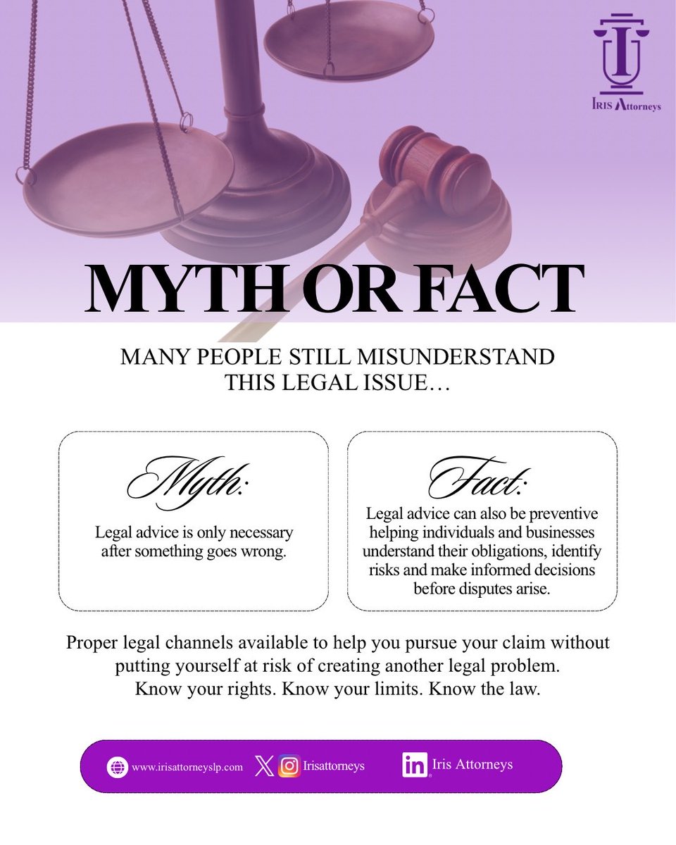 IrisAttorneys's tweet photo. Get legal advice even before you make or agree to a decision https://t.co/mXqfQktrBd