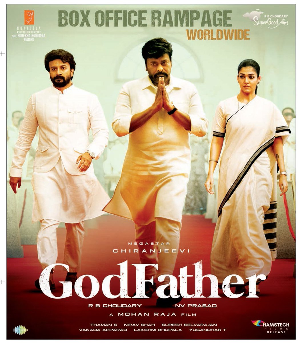 MoviesUpdatez's tweet photo. #4YearsForGodfather
Hyderabad, Sudarshan35 23 Days Run.
Replaced with #Kantara
RTC X-Roads closing gross 54,20,858
@KChiruTweets @BeingSalmanKhan #Nayanthara @ActorSatyaDev @MusicThaman @KonidelaPro @LakshmiBhupal
A Film by @jayam_mohanraja #GodFather https://t.co/guJeosPLsl
