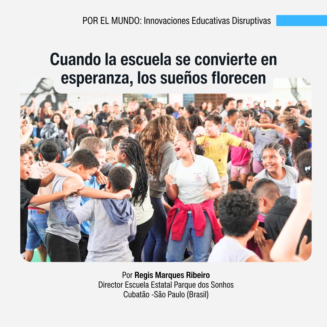CuadernosP's tweet photo. La Escuela Estatal Parque dos Sonhos, situada en el municipio de Cubatão del estado de São Paulo, transformó una realidad marcada por la violencia extrema en un referente mundial de superación de la adversidad. Por Regis Marques Ribeiro https://t.co/WK7vlLH6hl https://t.co/35SXHforC5