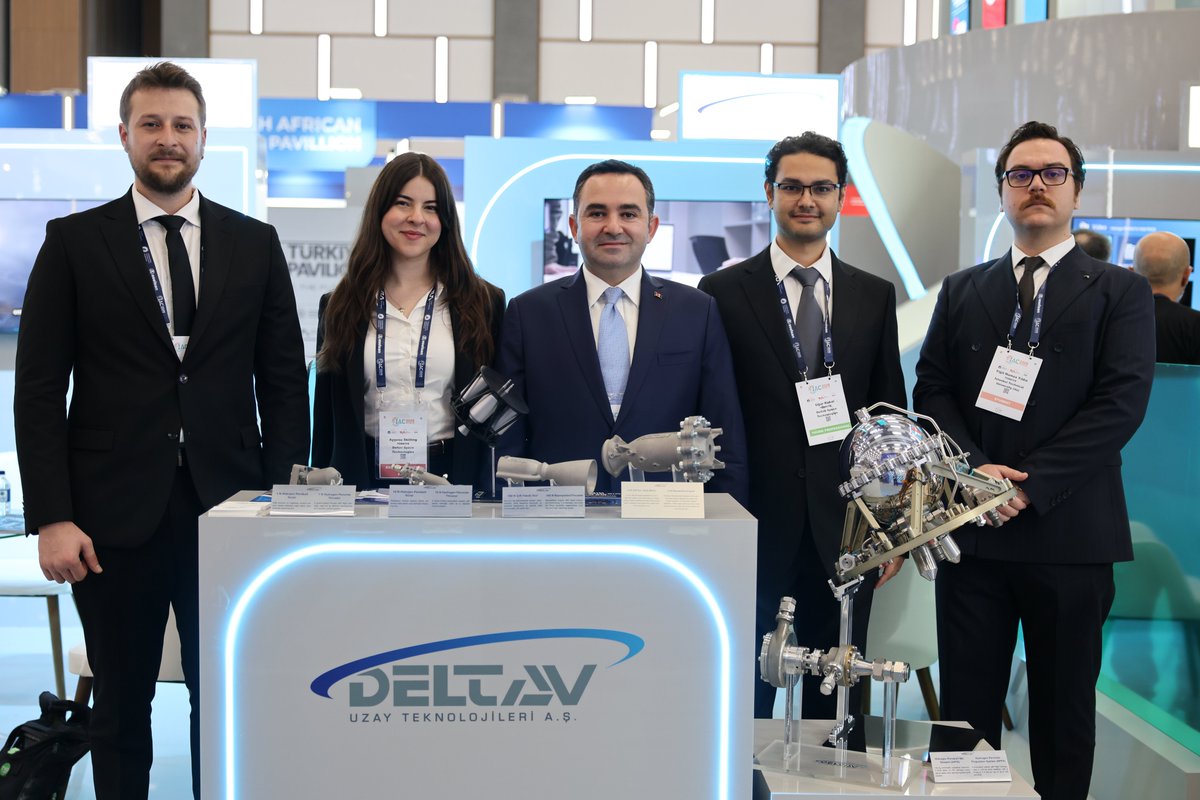DeltavUzay's tweet photo. Welcome to IAC 2026! 🚀
From the pioneers of hybrid rocket motors, our space propulsion systems are on display in Antalya. See you at our booth!
📍 Hall 1 · Türkiye Pavilion
#DELTAV #IAC2026 #SpacePropulsion https://t.co/aq7VZcxNJB