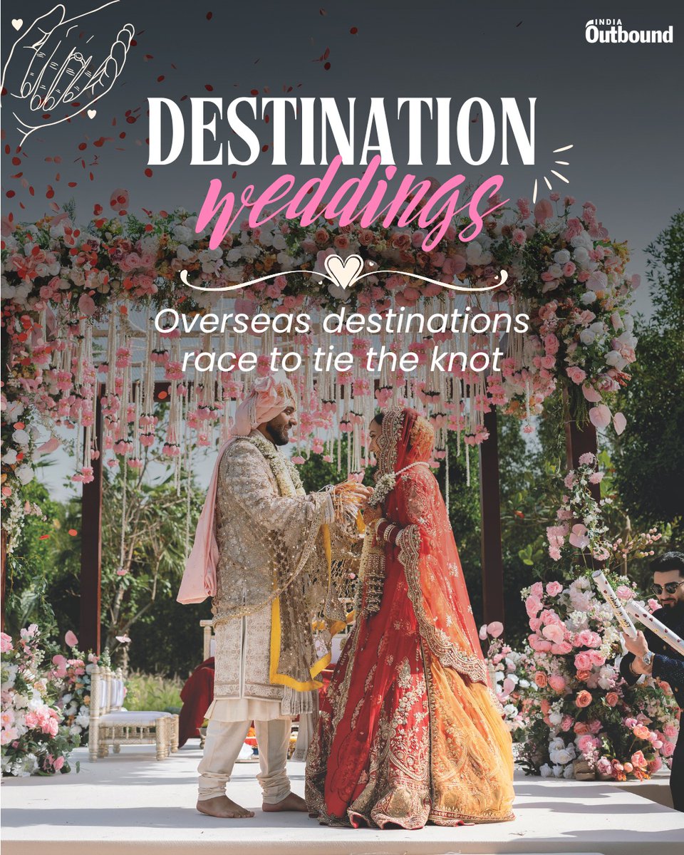 yesqueda's tweet photo. Destination weddings are reshaping India’s outbound travel story, driving larger groups, longer stays and wider travel spend. The destination matters, but the right property, setting and team make the vision come alive. https://t.co/8x5wsQiQ3i