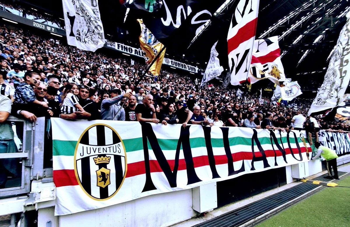 ultras1899_'s tweet photo. Après plus de quatre ans le retour se fera en déplacement puis dans le Juventus Stadium sous de nouvelles appellations et derrière la bâche #milano (le groupe est originaire de Milan) que les #Viking sont désormais de retour https://t.co/TR2lrdb3NS