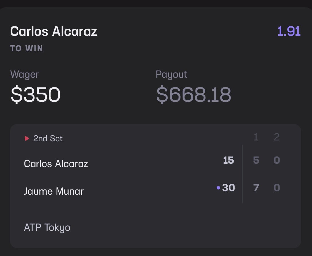 edgehunterplays's tweet photo. 🚨Live bet🚨

#NHL #WNBA #MLB #moneyline #spread #prizepicks #wakencash #underdog #GamblingX #GamblingTwitter https://t.co/y707Fhg9sV