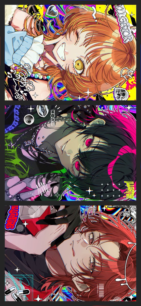 mmMBmGIOsTwLoRd's tweet photo. ✖✖━━━━━━━━━━✖✖

🐊 ILLGATOR全員イラスト🐊
　　　　　　&amp;
｢怠。｣100万回再生おめでとうございます!!🎶

✖✖━━━━━━━━━━✖✖
#パラライファンアート https://t.co/T2SW3Re8K5