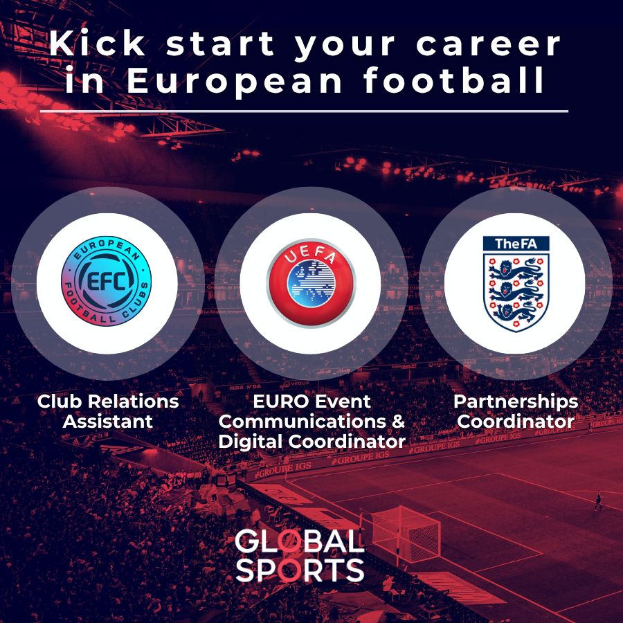 GoGlobal's tweet photo. There are some brilliant entry-level and early-career opportunities live on Global Sports Jobs right now, with organisations including UEFA, European Football Clubs, The Football Association and more.

Take a look at what’s live 👇

https://t.co/RdQxSQymE7 https://t.co/R7VDgHQLuO