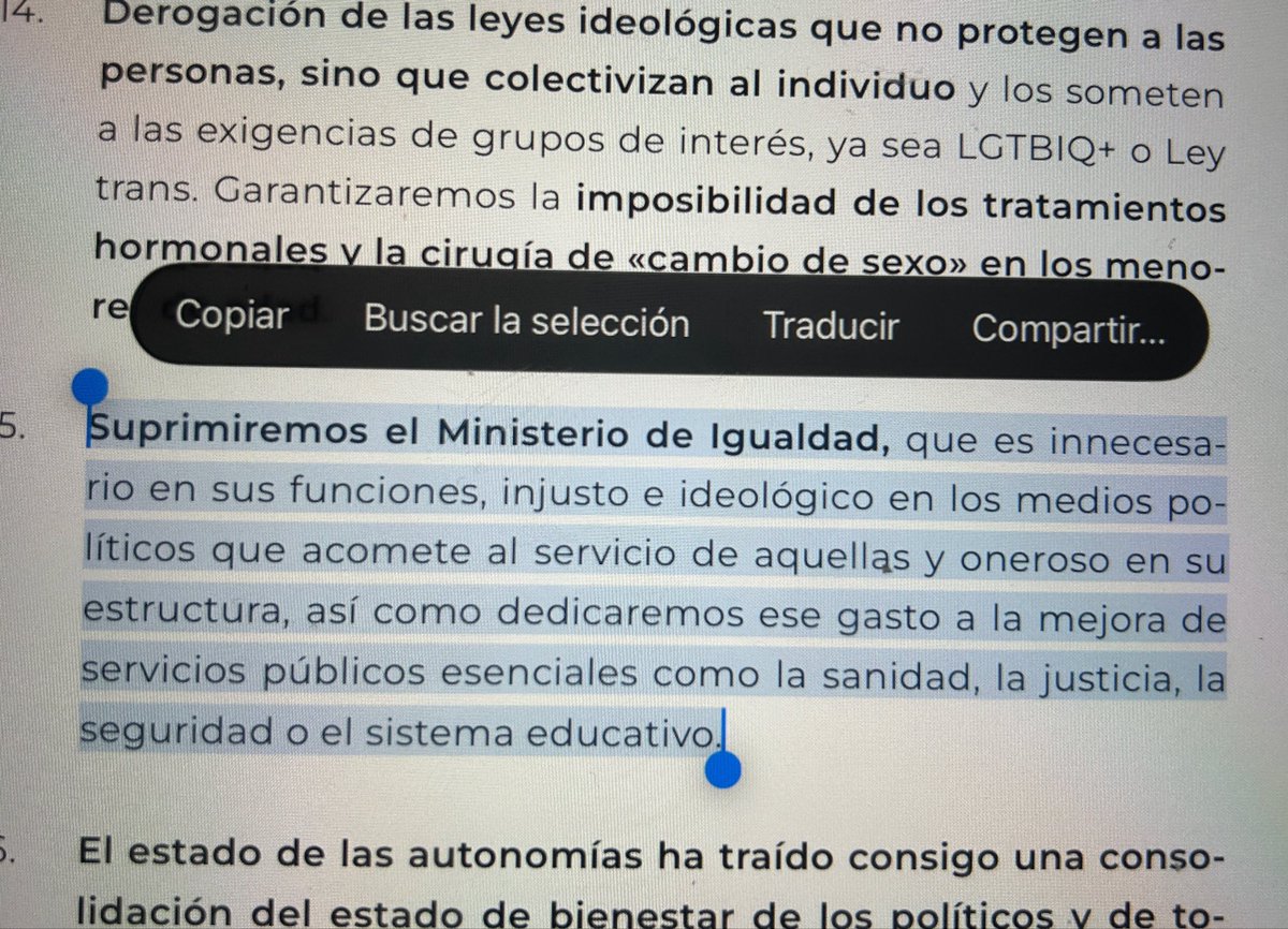 ilvthvkoo's tweet photo. me estoy leyendo el programa electoral de vox y solo digo que si sois mujeres y les votáis, sois automáticamente gilipollas https://t.co/jbSsUCaZUw