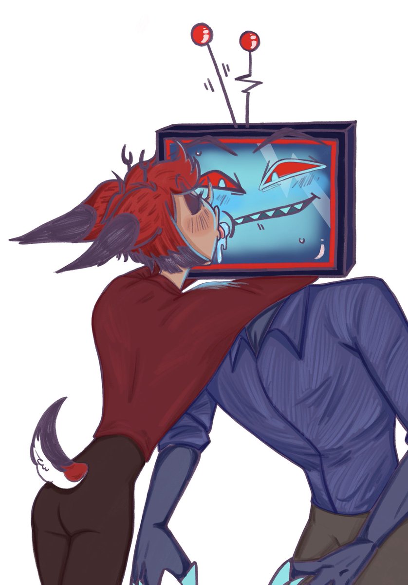 Nattysmart_56's tweet photo. 💖💕 Alastor is drunk and missing the good old days 😅🥹 #2026电鹿KISS周 #voxal #Daytwo #SFW #Cheekkiss #TopVox #BottomAlastor #StaticRadio #Vox #Alastor https://t.co/noInnoVSg7