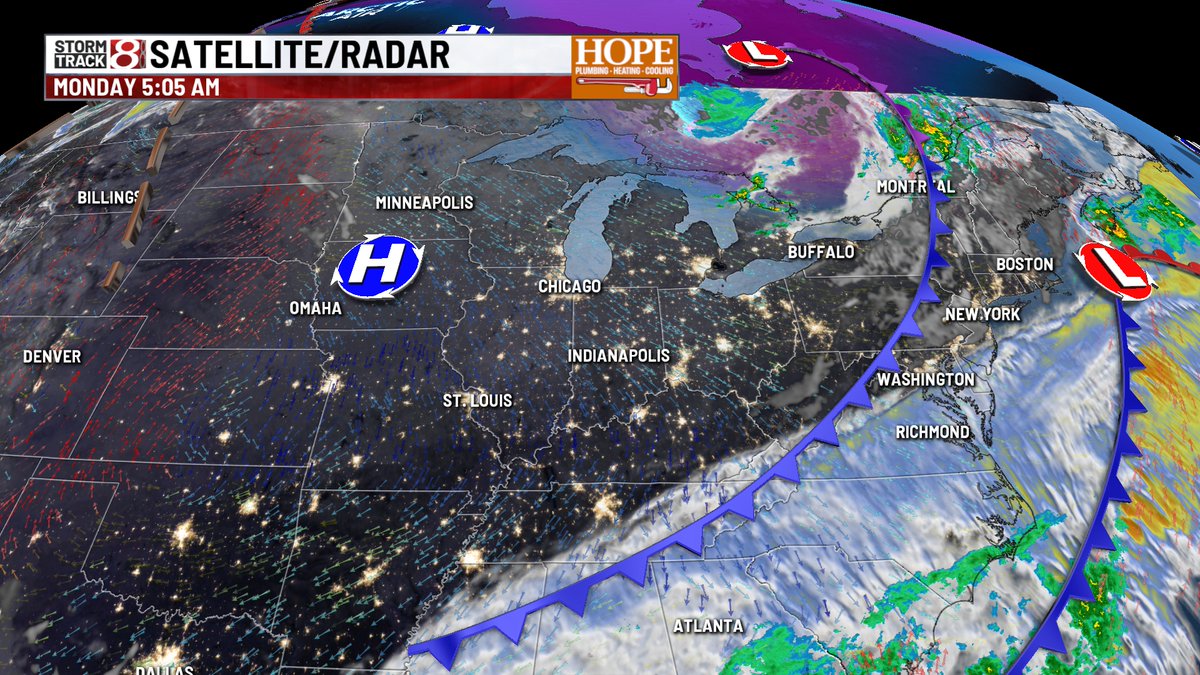 marcusbailey's tweet photo. MONDAY - Crisp and clear to start the morning. We should be in for a fantastic finish this afternoon, with highs hitting the low 70s, with cyrstal clear skies all day!
#INwx https://t.co/rhQtg7ywbV