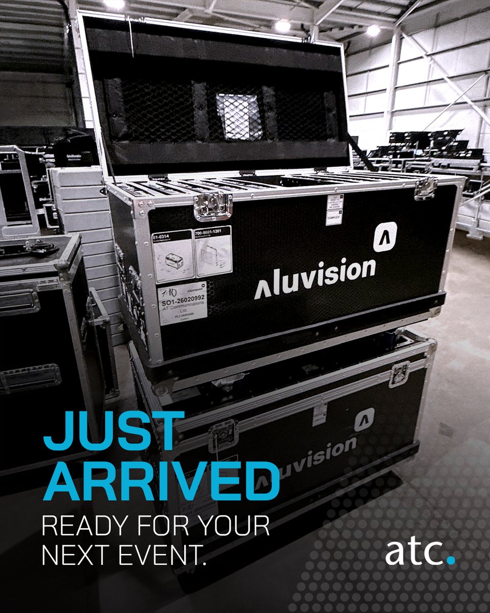 atcommunication's tweet photo. ๐ฆ Just landed: Aluvision Hi-LED pro 1.5!
Fine-pitch LED for sharp visuals up close, ideal for exhibition stands, brand activations and conferences.
๐ก Planning an event? Get in touch to discuss LED screen hire.
#Aluvision #LEDHire #AVHire #EventProduction https://t.co/4Z3elMAmwM