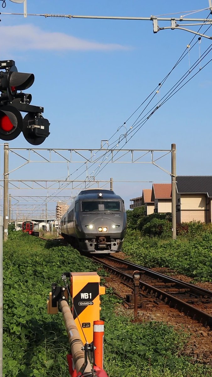 jikko680687's tweet photo. 【今日の787系Vol.2】2026/10/5(Mon)
5010M特急にちりん10号 宮崎空港12:15発 大分行き(大分15:41着)
787系 BO6101編成(分オイ) ※営業車検測装置搭載車両

神運転士さん、サービスホーンをありがとうございます… 警告ホーンかな？🙇

#787系 #BO6101 #大分車両センター #日豊本線 #大在駅 #坂ノ市駅 https://t.co/ZFmF9o4Hcy