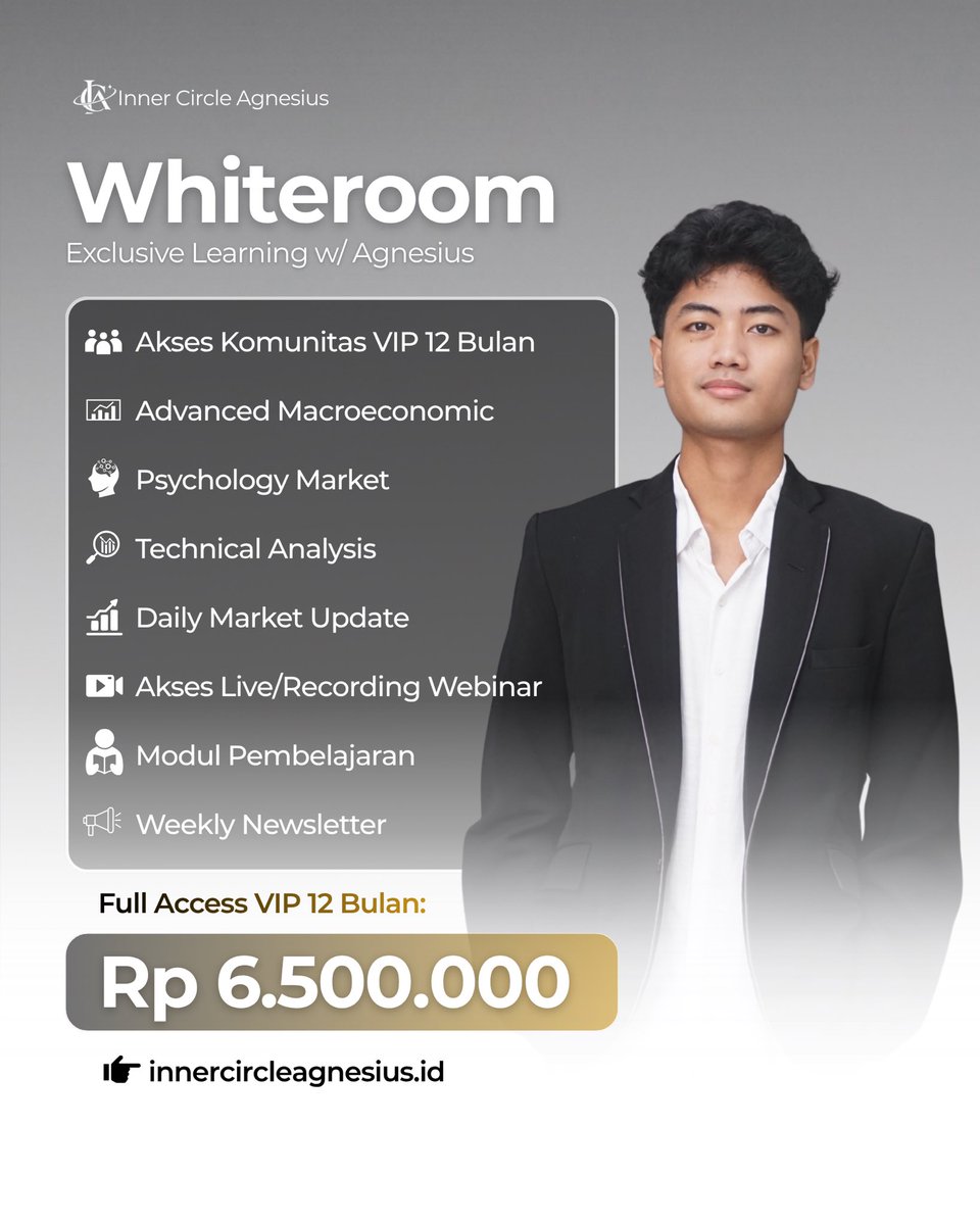 primagnesius's tweet photo. Gua akan filtrasi orang” yang beneran niat belajar sama gua di Whiteroom https://t.co/TTVanGUIR4

Di dalem, kalian bisa dapat:
- Akses Komunitas VIP 12 Bulan
- ⁠Macroeconomic Analysis
- ⁠Technical Analysis
- ⁠Daily Market Update
- ⁠Akses Live/Recording Webinar
- ⁠Modul Pembelajaran
- ⁠Weekly Newsletter

Hanya Rp 17.000 per Hari. See you inside @ICAgnesius