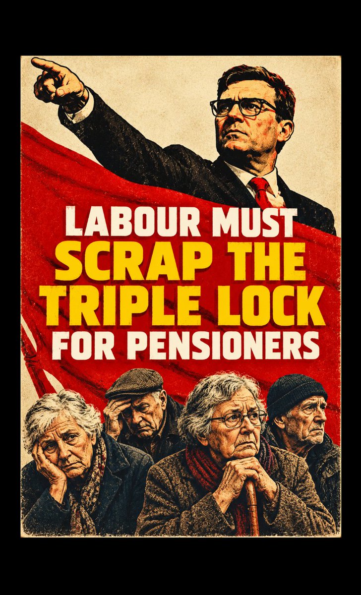TPensions's tweet photo. Comrade Burnham just wants to raid the fund for his spending plans, 

The National Insurance Fund which pays the Triple Lock pension is in surplus,

There is proof that the pension system is well-funded and that the Treasury can easily afford to maintain it! https://t.co/nkkcJVflNC