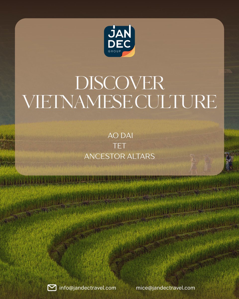 Cleo_Vendetta's tweet photo. Three Vietnam culture notes to brief clients before departure
Ao dai: Ask before close-up photos. Tet: A magical week, but travel can be limited. Ancestor altars: Don’t touch offerings or point feet toward them. Small briefings build lasting client https://t.co/F9KNXydDZ3