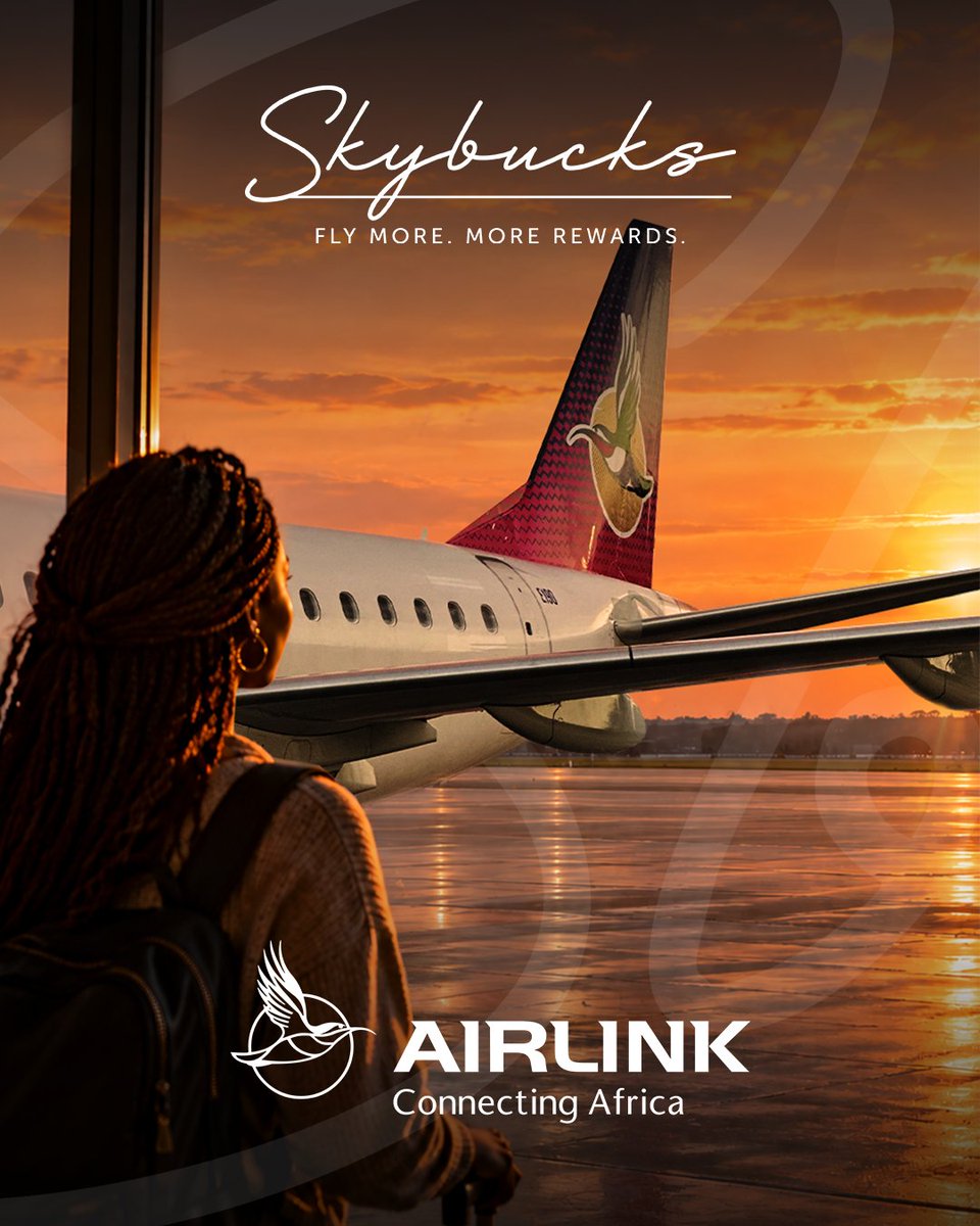 Fly_Airlink's tweet photo. Have you joined Skybucks yet? โจ
Earn more with every flight. A world of privileges and rewards awaits โ๏ธ
Sign up at: https://t.co/l0EXQQ8fyn
#Airlink #FlyAirlink #FlyTheLink #Skybucks https://t.co/5Ol76SXYxt