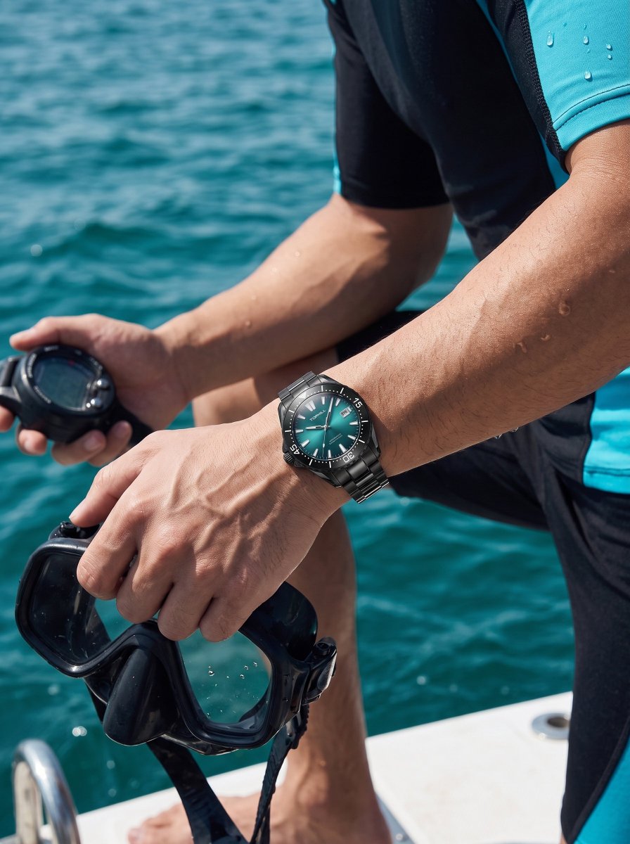 Kimyang1984's tweet photo. TOPHILL TD015G 41mm Miyota 8215 Men Diving Watch 200M Luminous Classic Luxury Ceramic Bezel Sapphire 3H Date Transparent Back https://t.co/VcIPSvdjdm