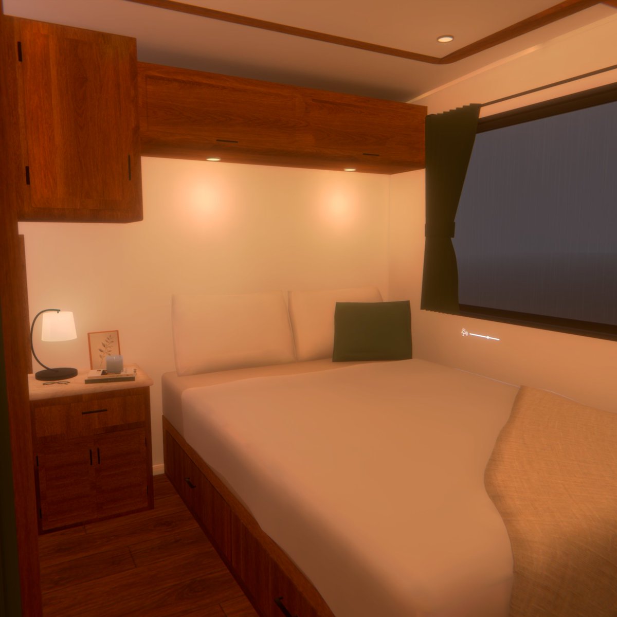 Reos3D's tweet photo. ✨新作リリース記念✨

『Rainy Night Camper』を抽選で3名様にプレゼント🚐🌧️

【応募方法】
①フォロー
②リポスト

⭐ BOOTH「スキ」100ごとに、当選枠が1名増えます。

締切：10/8(木)21時

当選者にはDMでご連絡します。

▼商品ページ
https://t.co/Zmhgh7urEq

#VRChat https://t.co/Pho43pEZyS