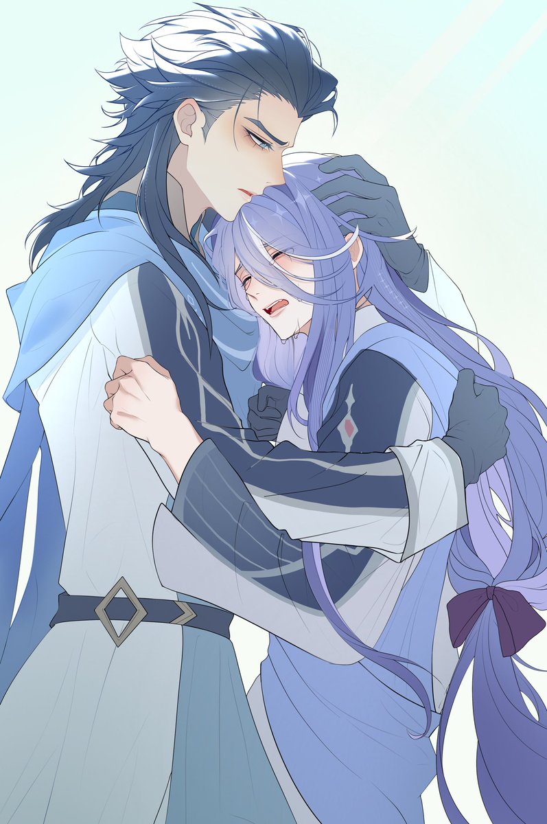 korshxi's tweet photo. The artworks that I’ll never finish because I’m lazy. (´ ∀ ` *) 
#pierro #hroptatyr #GenshinImpact https://t.co/4UrLlc98TO