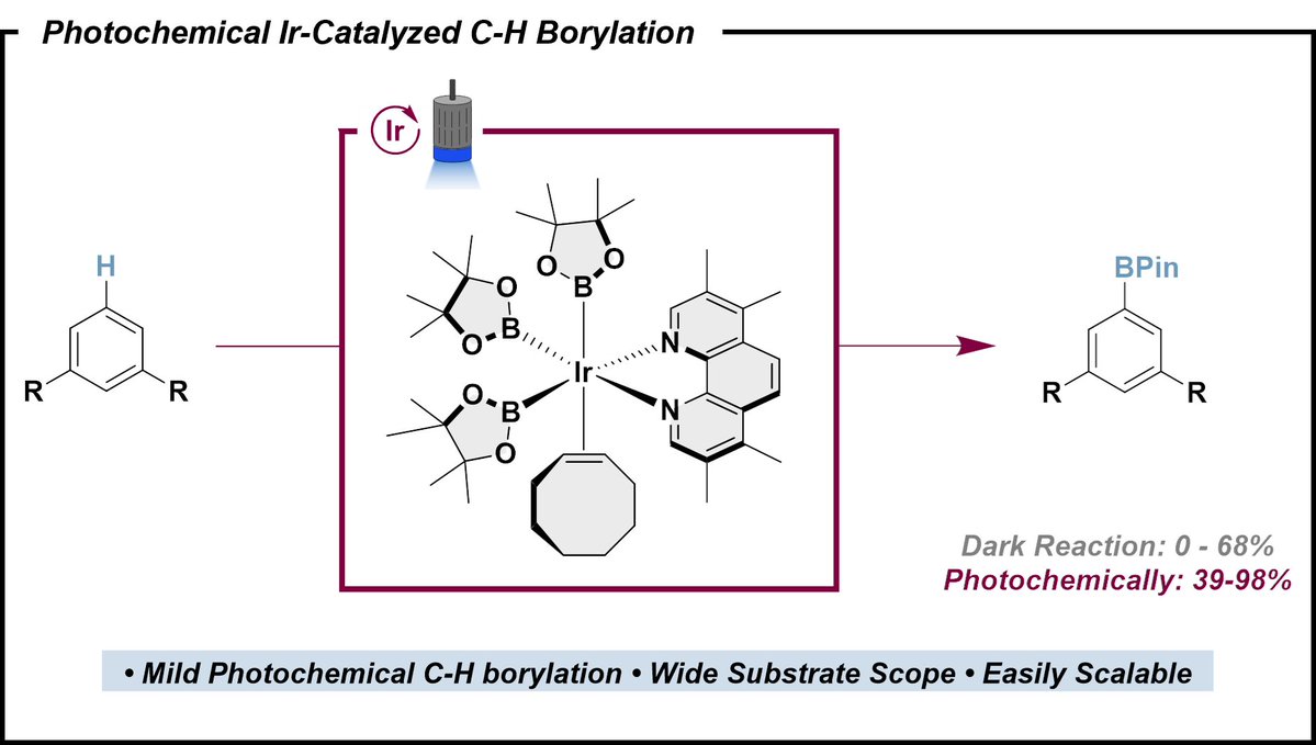 ezc_group's tweet photo. Congratulations 🎉 to Maire &amp; Tabea for their paper accepted in @ACSCatalysis  (https://t.co/6UuQA9veWP) on photochemical #iridium-catalyzed borylation. This work was done collaboratively with the group of Stuart Macgregor and @Johnson_Matthey. 👏 @univofstandrews https://t.co/Ddwytcef1c