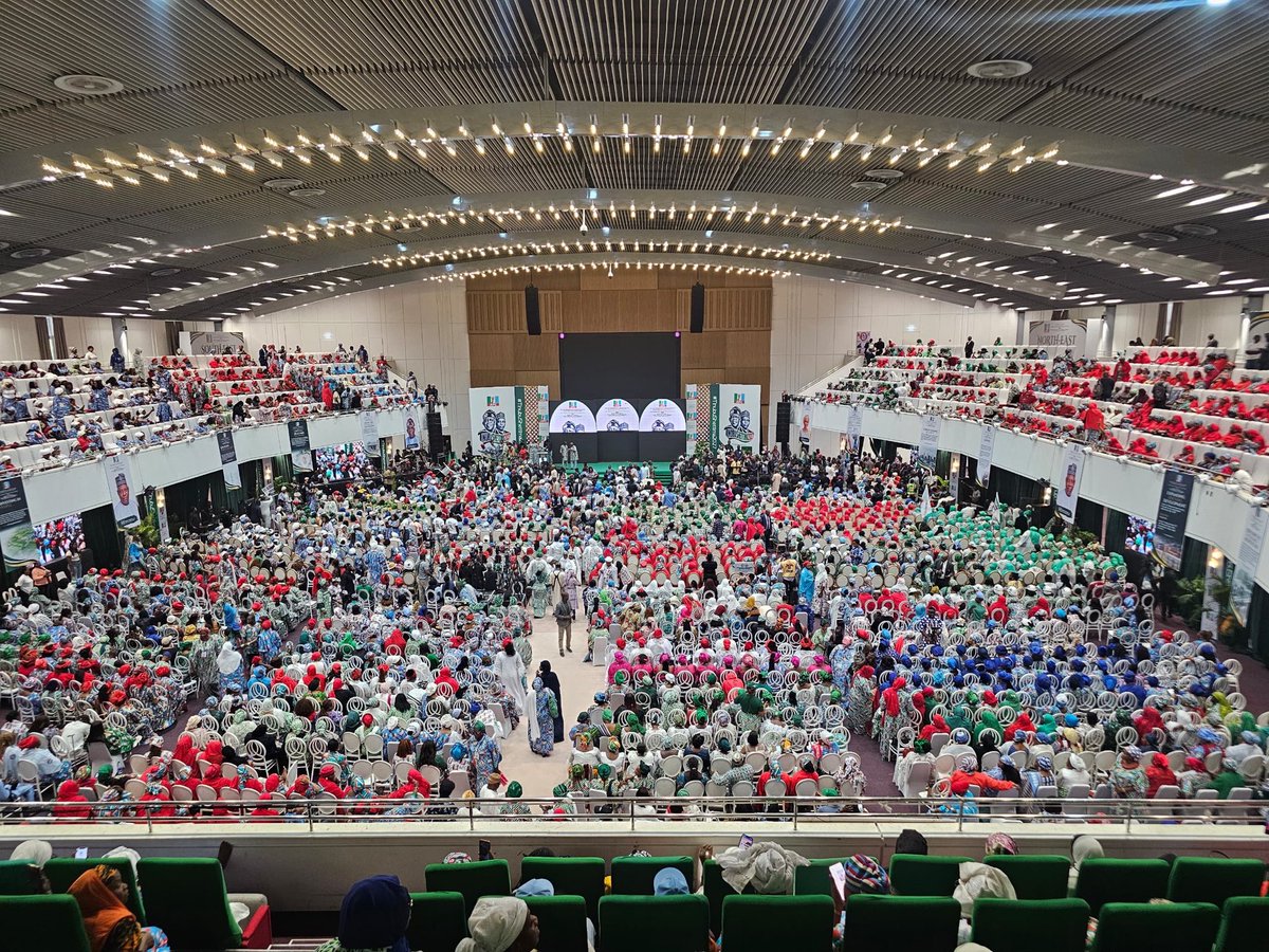 HonAishaA's tweet photo. BATICC is packed!!!🔥🔥🔥

#APCWomenStakeholdersSummit #TinubuShettima2027 #RenewedAgenda
#APCWomen 

@SenRemiTinubu @ImmaculateIman @OfficialAPCNg @nentawe1 @aonanuga1956 @KukoyiBusola 
@officialoluremitinubu @apcpcc_womenmobilization
@hm_womenaffairs @immaculateiman @officialbusolakukoyi @OfficialAPCNg