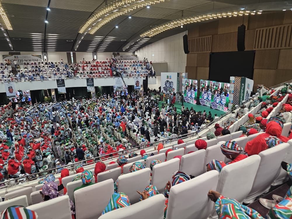 HonAishaA's tweet photo. BATICC is packed!!!🔥🔥🔥

#APCWomenStakeholdersSummit #TinubuShettima2027 #RenewedAgenda
#APCWomen 

@SenRemiTinubu @ImmaculateIman @OfficialAPCNg @nentawe1 @aonanuga1956 @KukoyiBusola 
@officialoluremitinubu @apcpcc_womenmobilization
@hm_womenaffairs @immaculateiman @officialbusolakukoyi @OfficialAPCNg