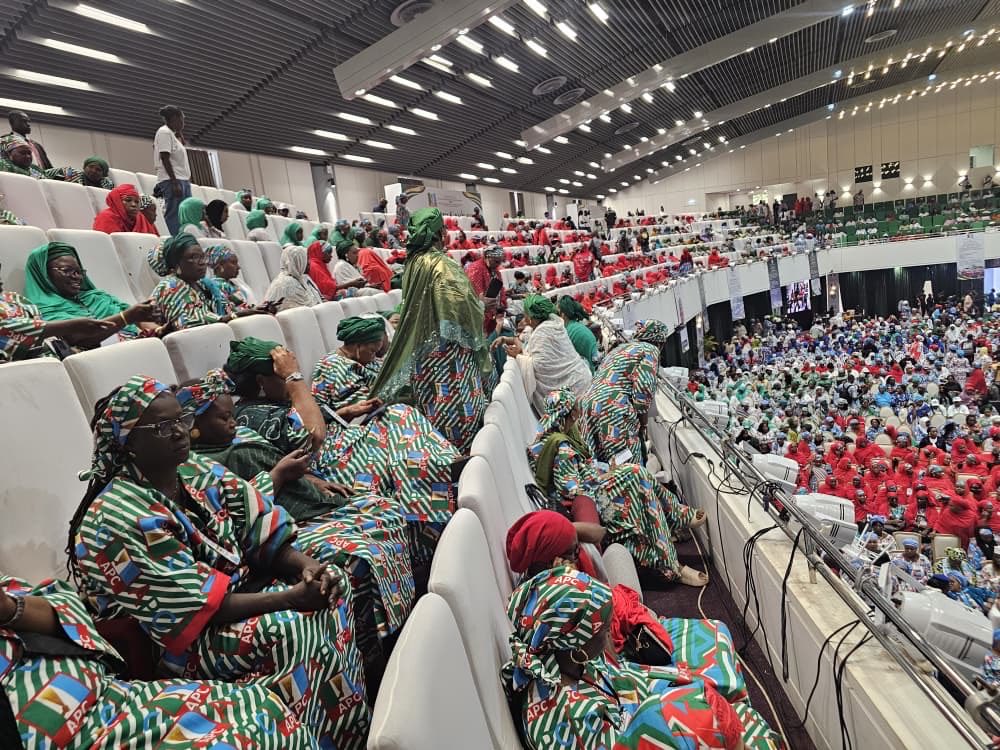 HonAishaA's tweet photo. BATICC is packed!!!🔥🔥🔥

#APCWomenStakeholdersSummit #TinubuShettima2027 #RenewedAgenda
#APCWomen 

@SenRemiTinubu @ImmaculateIman @OfficialAPCNg @nentawe1 @aonanuga1956 @KukoyiBusola 
@officialoluremitinubu @apcpcc_womenmobilization
@hm_womenaffairs @immaculateiman @officialbusolakukoyi @OfficialAPCNg
