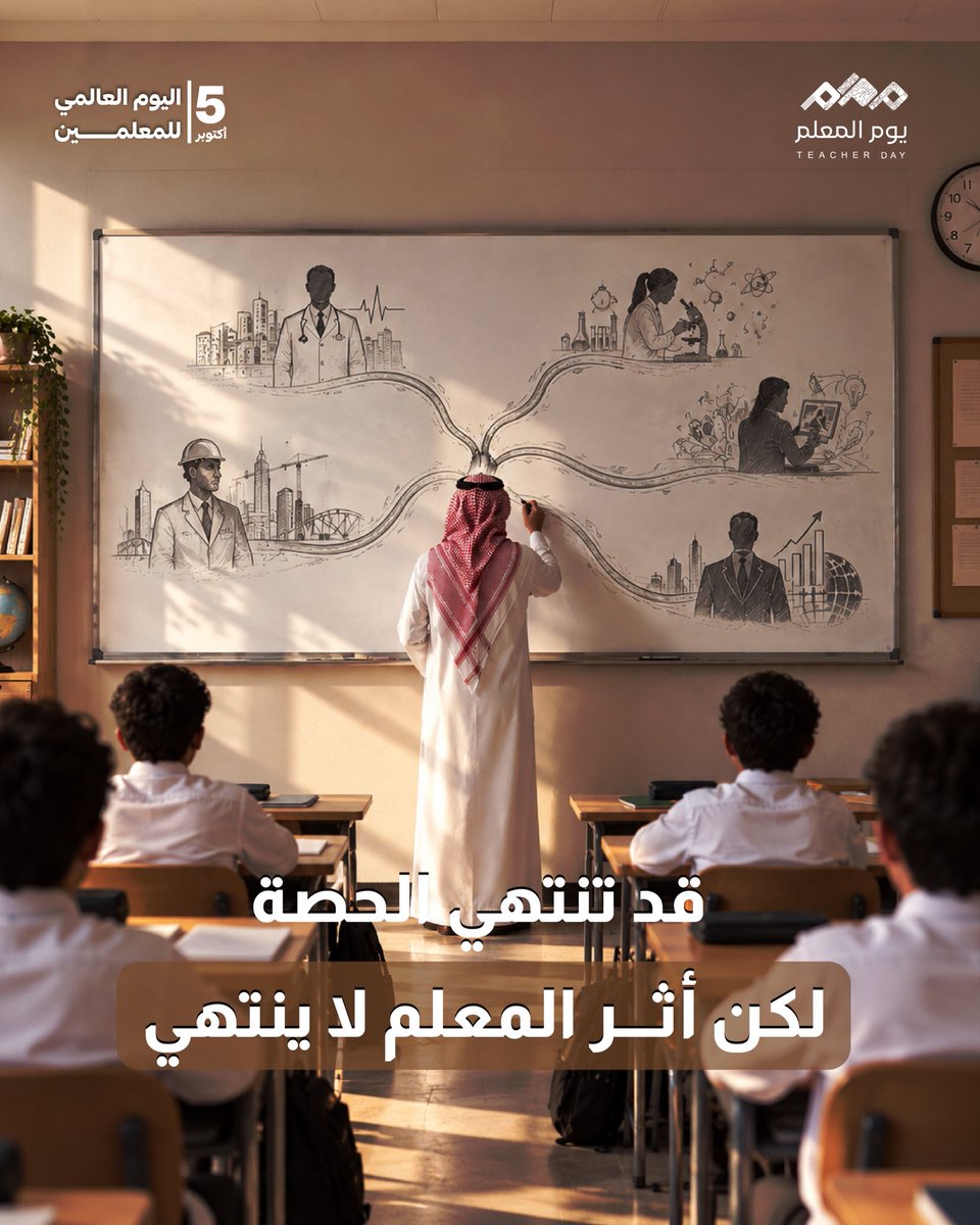 noran08088's tweet photo. تصميم بمناسبة اليوم العالمي للمعلمين 🤍
احتفاءً بمن يصنعون فرقًا في حياة طلابهم، ويزرعون فيهم المعرفة والطموح.

#يوم_المعلم #اليوم_العالمي_للمعلمين #تصميم_جرافيك https://t.co/tZ2K3XpNXk