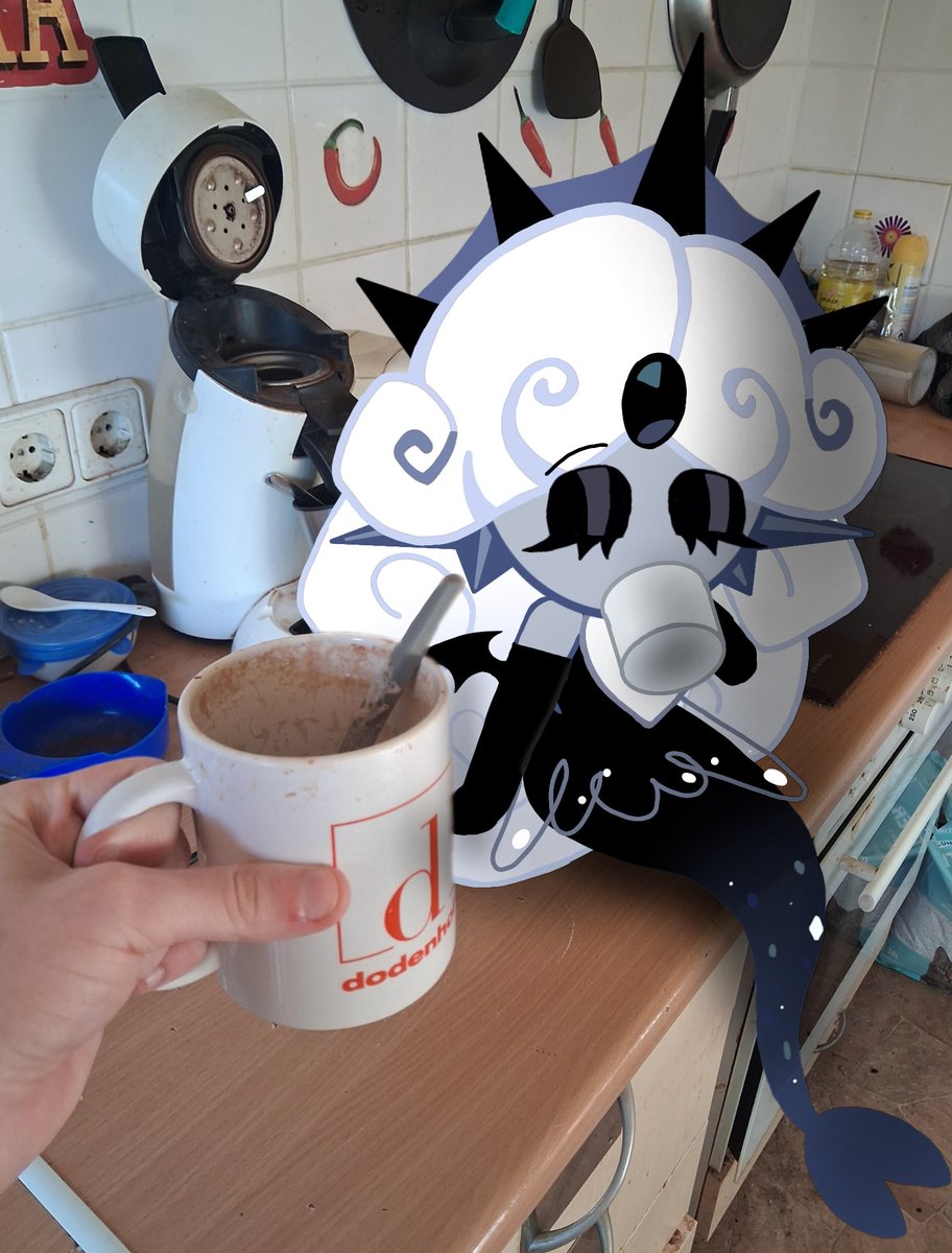 GrandEntropius_'s tweet photo. Good Meowing to you all!
Having Coffee with my beloved rn.
(I already drank mine lol)
#CRK #Blackpearlcookie #Cookierunkingdom https://t.co/1tRcP89SVM