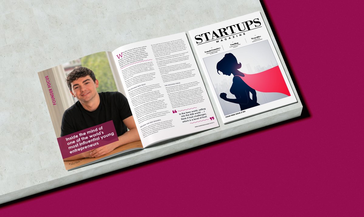 TheStartupsMag's tweet photo. Founder Focus: Ben Towers 🎉 

Inside the mind of one of the world's most influential young entrepreneurs! 

In our latest issue, Managing Editor Paige Hookway spoke with Ben Towers, Co-Founder and CEO of Happl, an employee benefits platform operating across more than 160 countries, and he holds an MBE for services to the startup community and excellence in innovation and enterprise.   

Read the full issue here: https://t.co/Ob8VsDuGoH

#StartupsMagazine #Startups #Entrepreneurs #Magazine #LatestNews