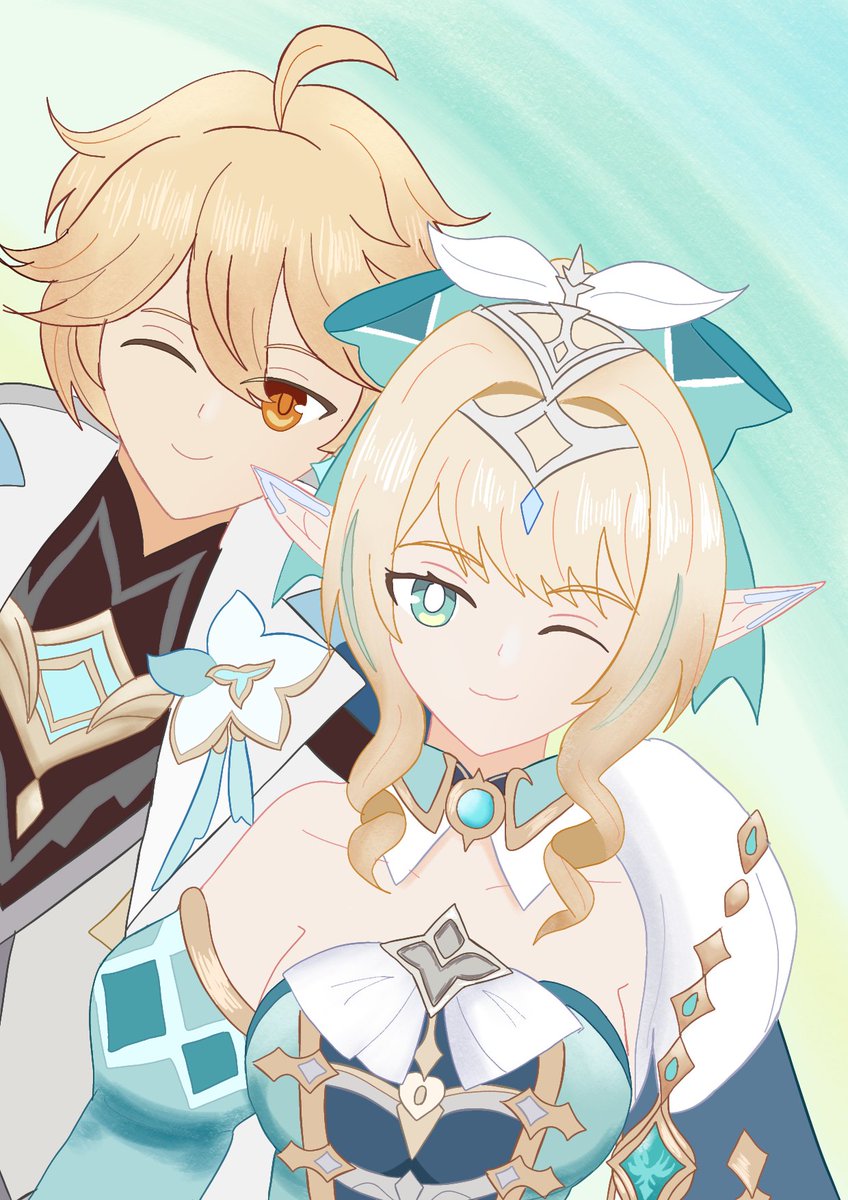 Solareclipse251's tweet photo. Photo ☀️🧚 #Genshinimpact #Aether #Vesna #Aesna https://t.co/bnvnFMoPD5