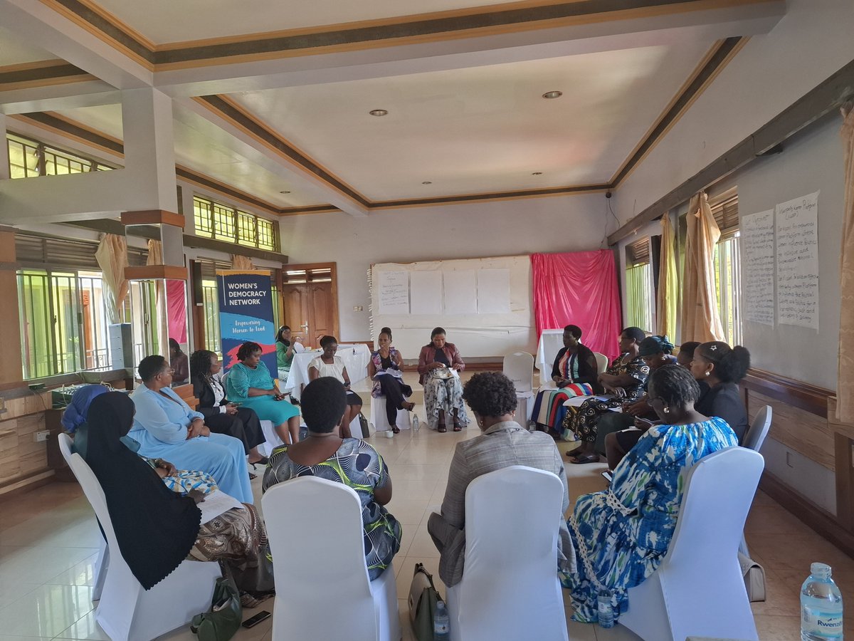 WDNUganda's tweet photo. @IWOP2023 listening to experiences from women #Western, Eastern &amp; Northern region to inform for inclusive public participation in public life &amp; a conducive political culture that promotes peaceful, fair &amp; accountable participation @wdn_africa @wdn https://t.co/nls6zfL04d