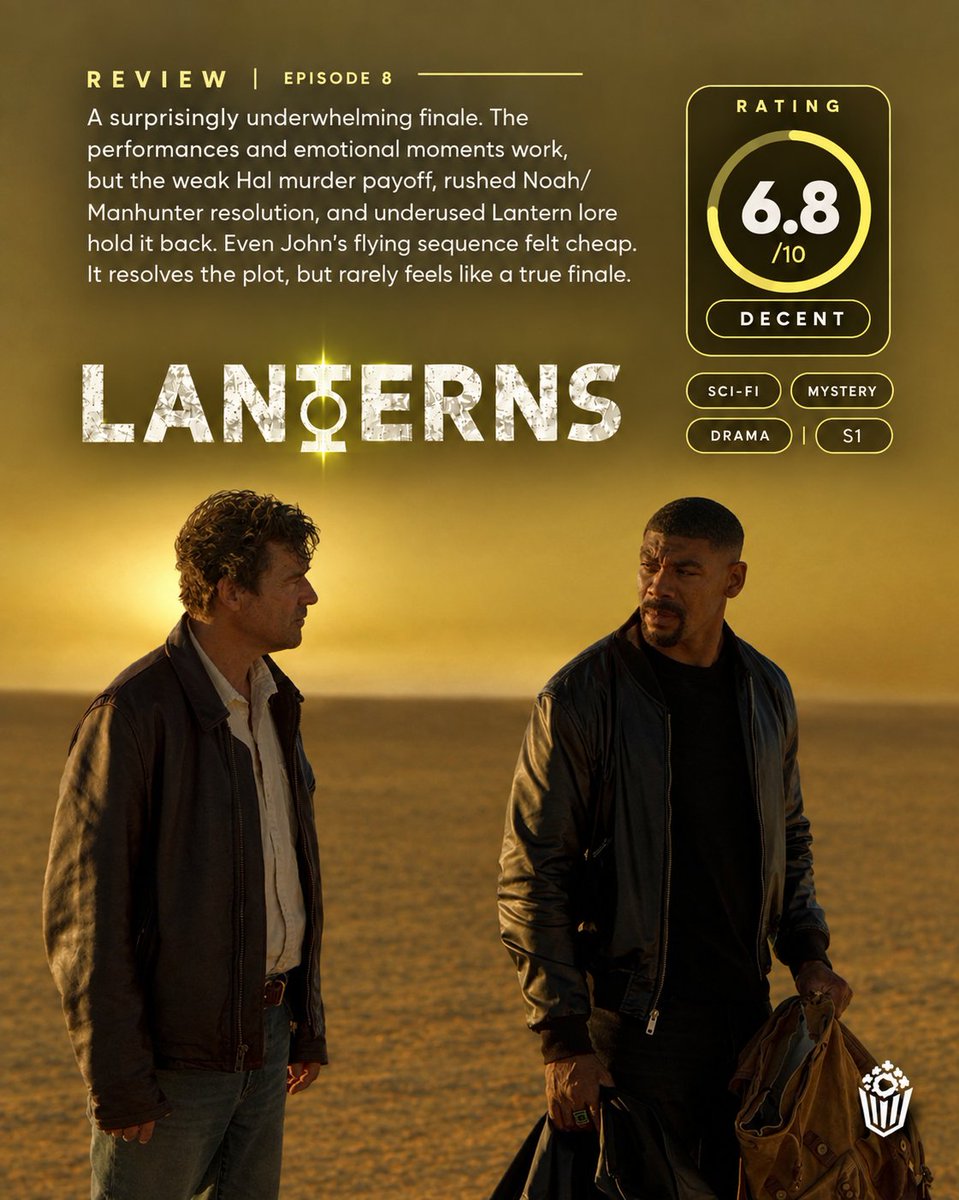 Just1MoreEpiso_'s tweet photo. #Lanterns Episode 8 brings the season to a close with some strong emotional moments, but ultimately falls short of delivering the finale it needed. https://t.co/7ESFbBLRA2