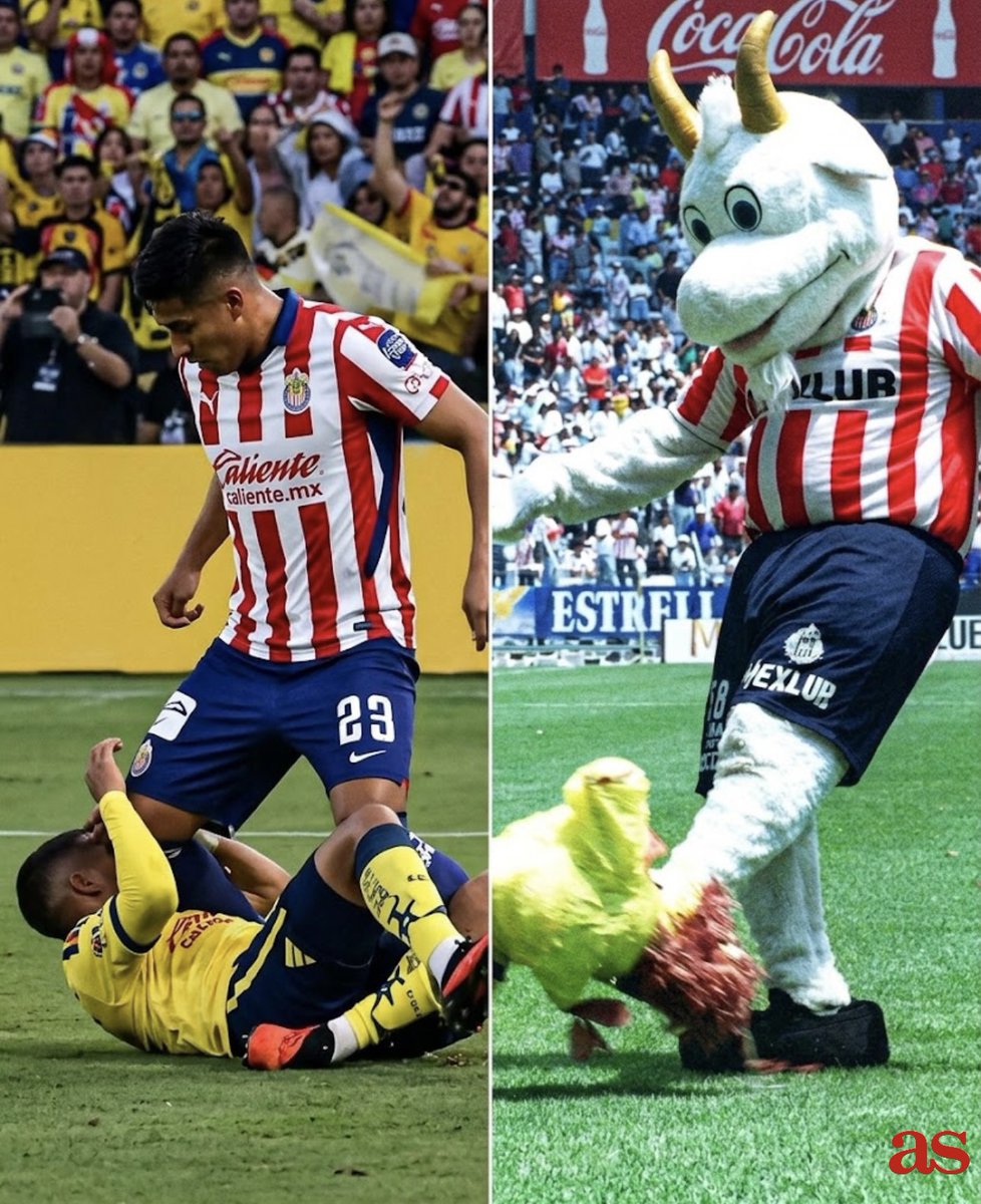 ASMexico's tweet photo. Chivas IMITA el arte 

¿O cómo iba la frase? 🥵🐐 https://t.co/HR8owCmUO3